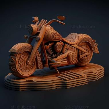 3D мадэль Harley Davidson CVO Softail Deluxe (STL)